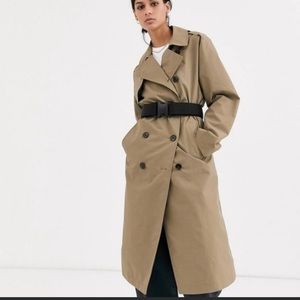 ASOS seatbelt trench coat